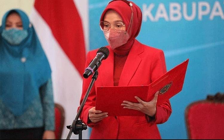 TP PKK Kalteng Terima Dua Penghargaan dalam Most Inspirational Regional Women Award 2021