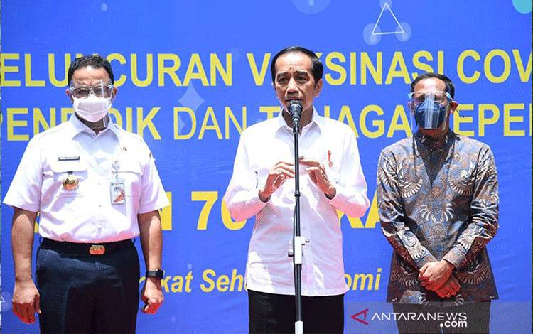Jokowi: Pandemi COVID-19 Bisa Dimanfaatkan Koreksi Total Pendidikan