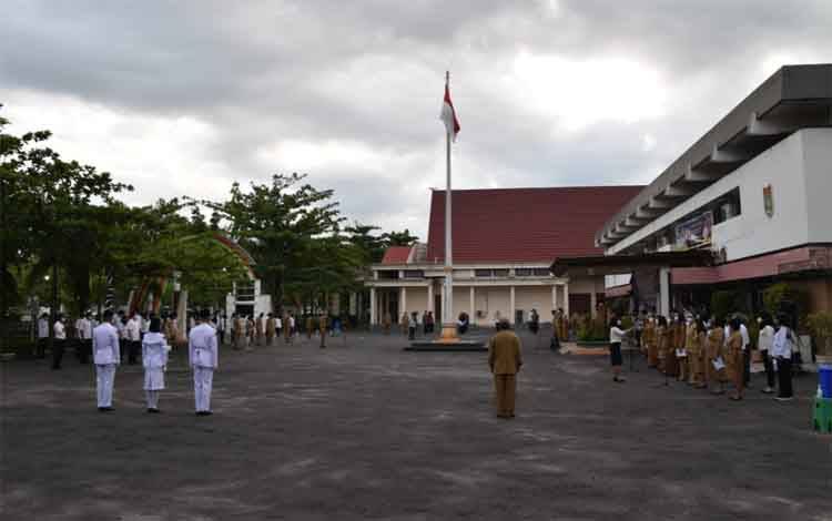 Disdik Kalteng Gelar Upacara Peringatan Hari Pendidikan Nasional 2021