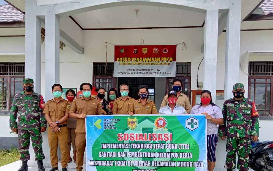 Babinsa Koramil 1016-03/Sepang Hadiri Sosialisasi Sanitasi Teknologi Tepat Guna
