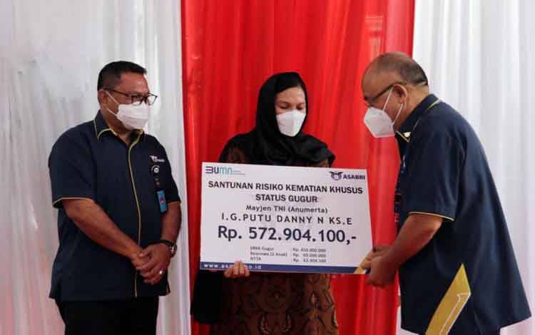 Asabri Berikan Santunan Kematian kepada Keluarga Kabinda Papua