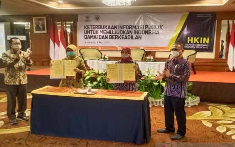 Komisi Informasi dan Kemendes MoU Dukung Kebutuhan Informasi Publik Desa