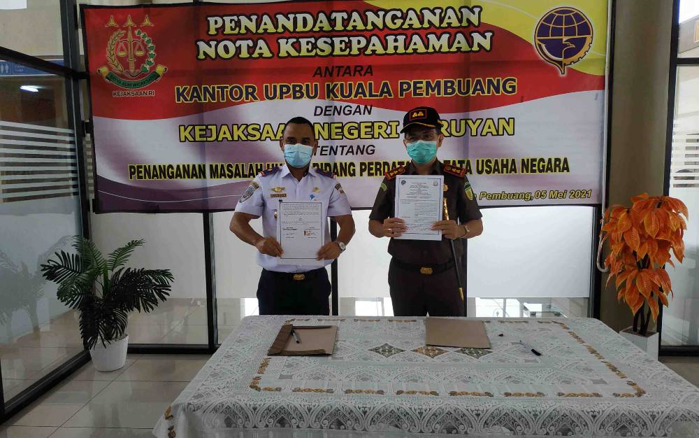 UPBU Kuala Pembuang Teken Nota Kesepahaman bersama Kejaksaan Negeri Seruyan