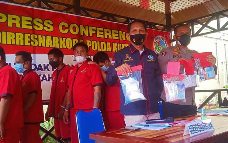 Polda Kalteng Tangkap 9 Tersangka Narkoba Dalam Sepekan