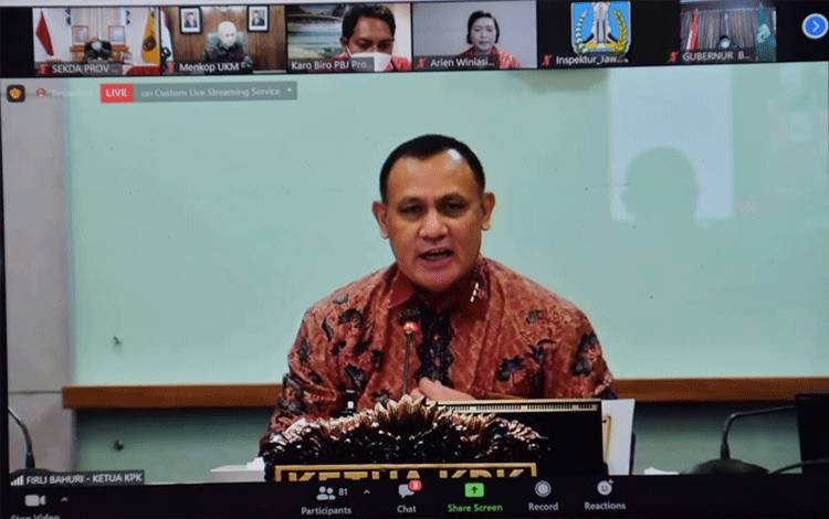 Ketua KPK RI: 2004-2021 Perkara Korupsi 1.146 Kasus