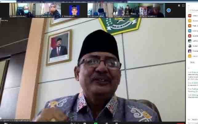Kakanwil Kemenag Kalteng Adakan Rakor Bersama Stafsus Menteri Terkait Panduan Penyelengaraan Salat Idul Fitri