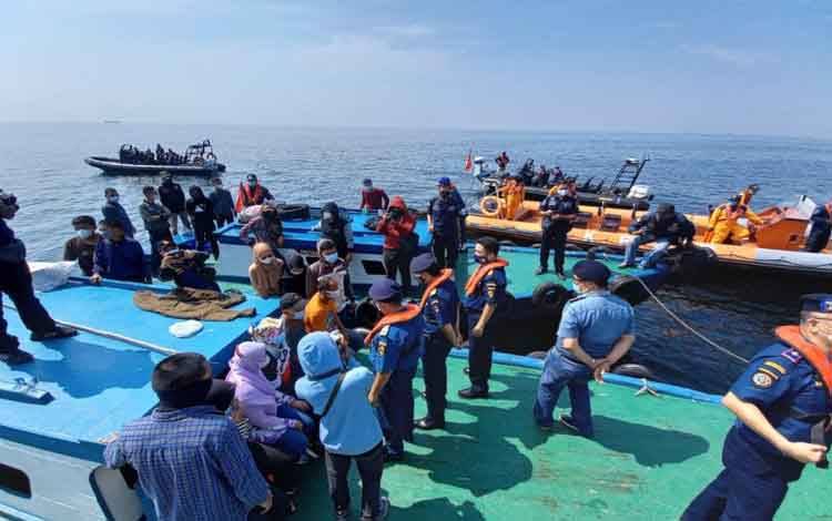 Patroli Laut Kemenhub Gagalkan Pemudik dari Jakarta