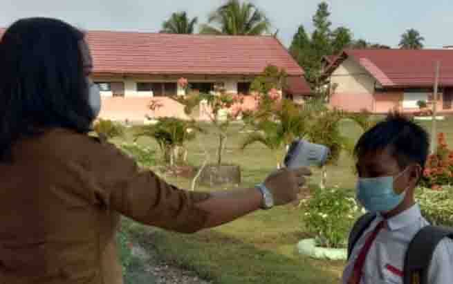 Ujian Sekolah di SDN 3 Tampang Tumbang Anjir Berjalan Lancar