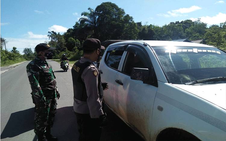 Danramil Sepang Imbau Personel Cek Prokes Arus Balik Mudik Lebaran 2021