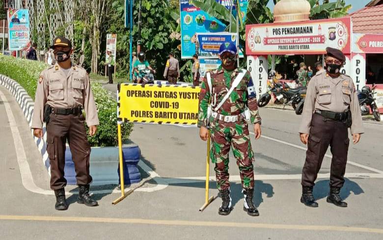 Polsek Teweh Tengah Tindak 3 Pelanggar Protokol Kesehatan