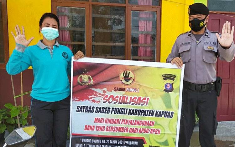 Polsek Timpah Ajak Warga Cegah Praktik Pungli
