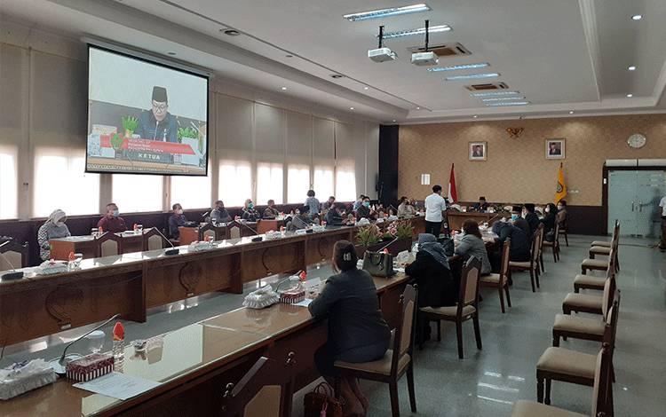 DPRD Kalteng Gelar Rapat Paripurna ke-10 Penutupan Masa Persidangan I Tahun Sidang 2021