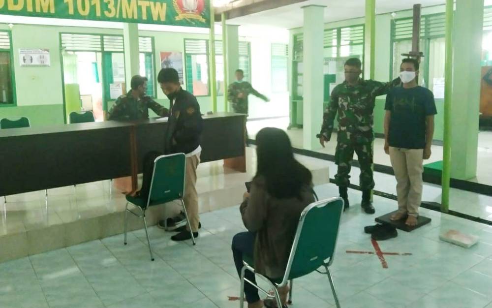 Kodim 1013 Muara Teweh Buka Pendaftaran Calon Prajurit Bintara TNI AD Tahun 2021