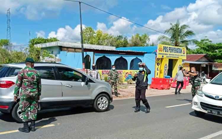 Pos Penyekatan di Jalan Mahir Mahar Antisipasi Kerawanan Arus Balik Pasca Lebaran