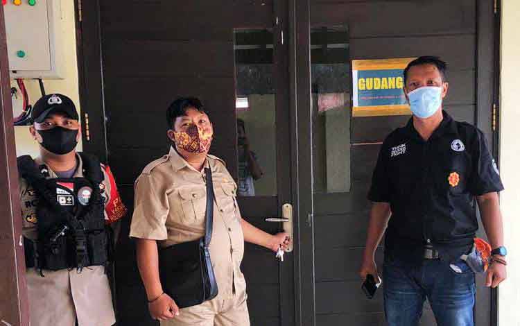 Polresta Palangka Raya Amankan Gudang Vaksin Covid-19