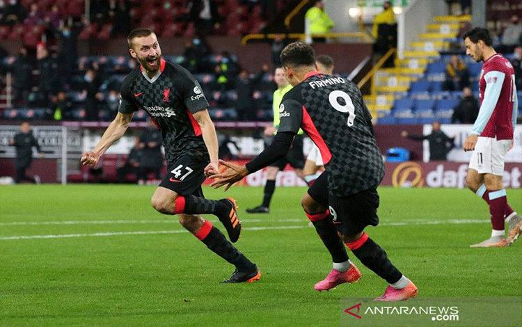 Liverpool Terobos Empat Besar Seusai Pukul Burnley 3-0