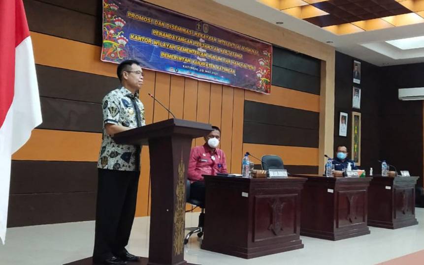 Bupati Katingan Buka Sosialisasi Kekayaan Intelektual