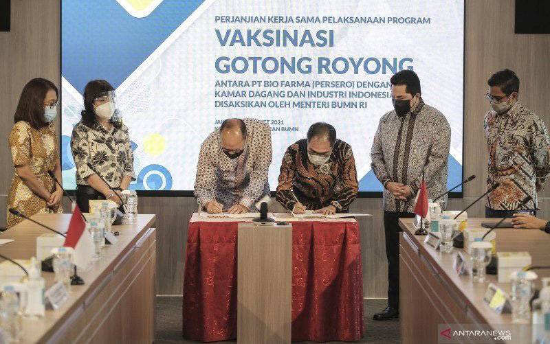 Indef Usulkan Perusahaan Ikut Vaksinasi Gotong Royong Dapat Insentif