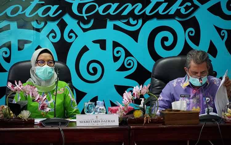 Pemko Palangka Raya Perkuat PPKM Mikro Cegah Penularan Virus Corona Varian Baru
