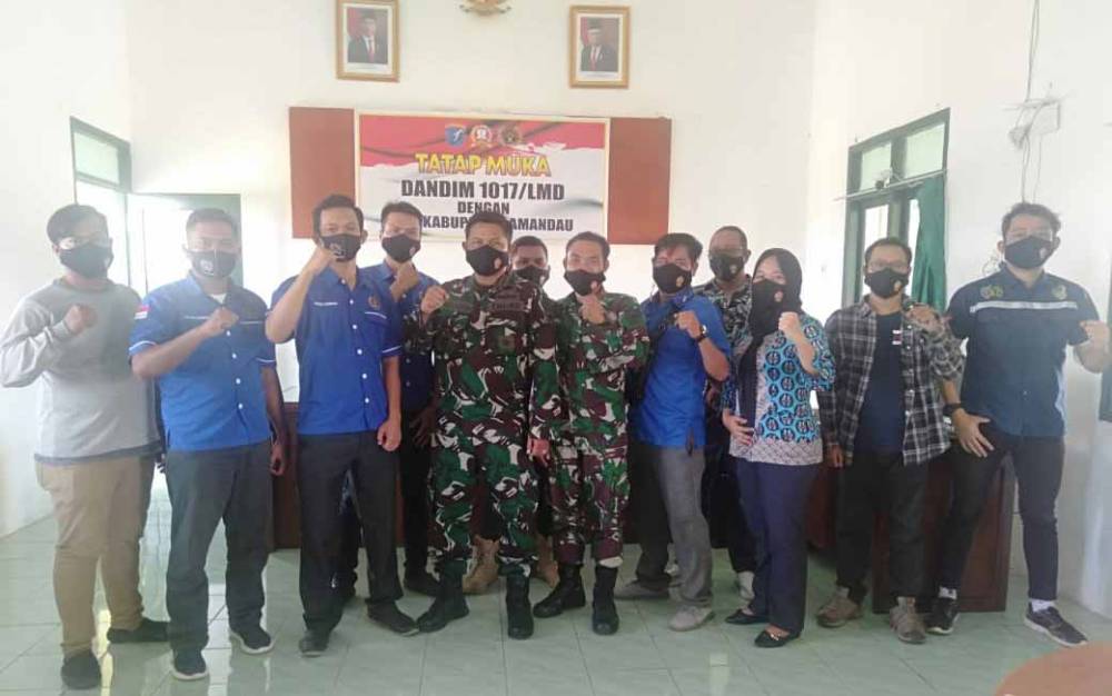 Kodim 1017 dan PWI Lamandau Perkuat Sinergitas