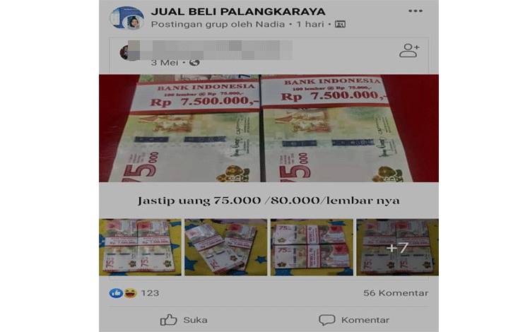 UPK 75 Diperjualbelikan, Ini Kata Bank Indonesia Kalteng