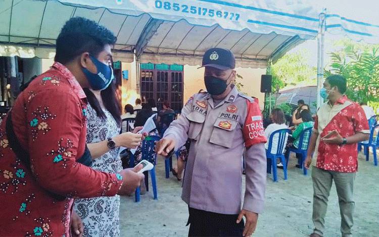 Polisi terus Awasi Prokes Resepsi Pernikahan