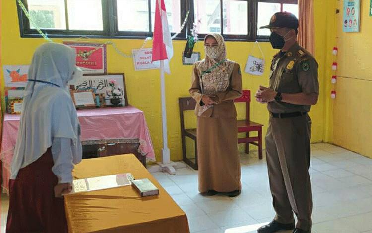 Tim Satgas Covid-19 Kapuas Awasi Penerapan Prokes Ujian SD