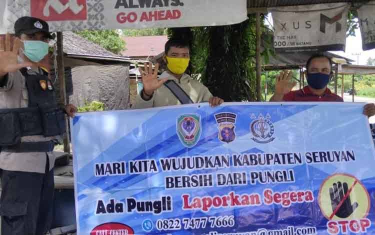 Polsek Hanau Sampaikan Sosialisasi Pencegahan Pungli