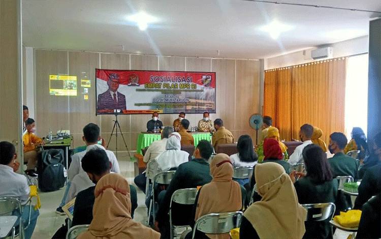 Sosialisasi Empat Pilar, Mukhtarudin Dorong Pemuda Kalteng Amalkan Nilai-Nilai Kebangsaan