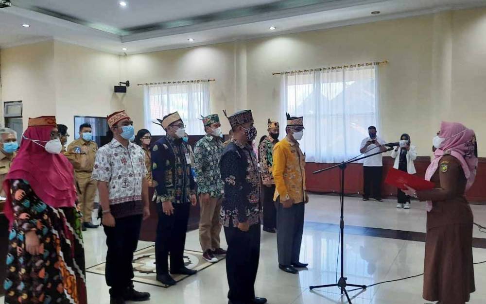 Wakil Wali Kota Palangka Raya Kukuhkan Pengurus Badan Promosi Pariwisata Daerah