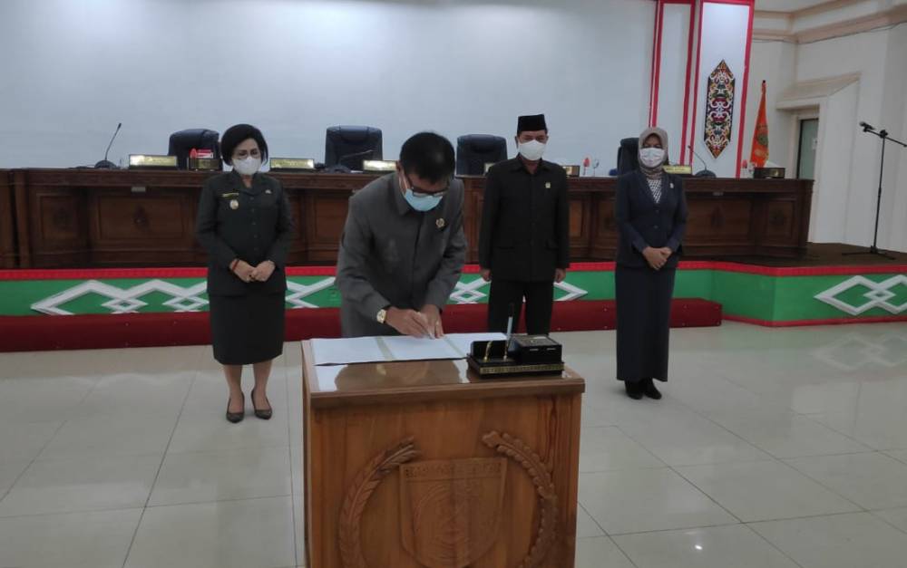 DPRD Barito Selatan Sampaikan Sejumlah Rekomendasi LKPj Bupati 2020