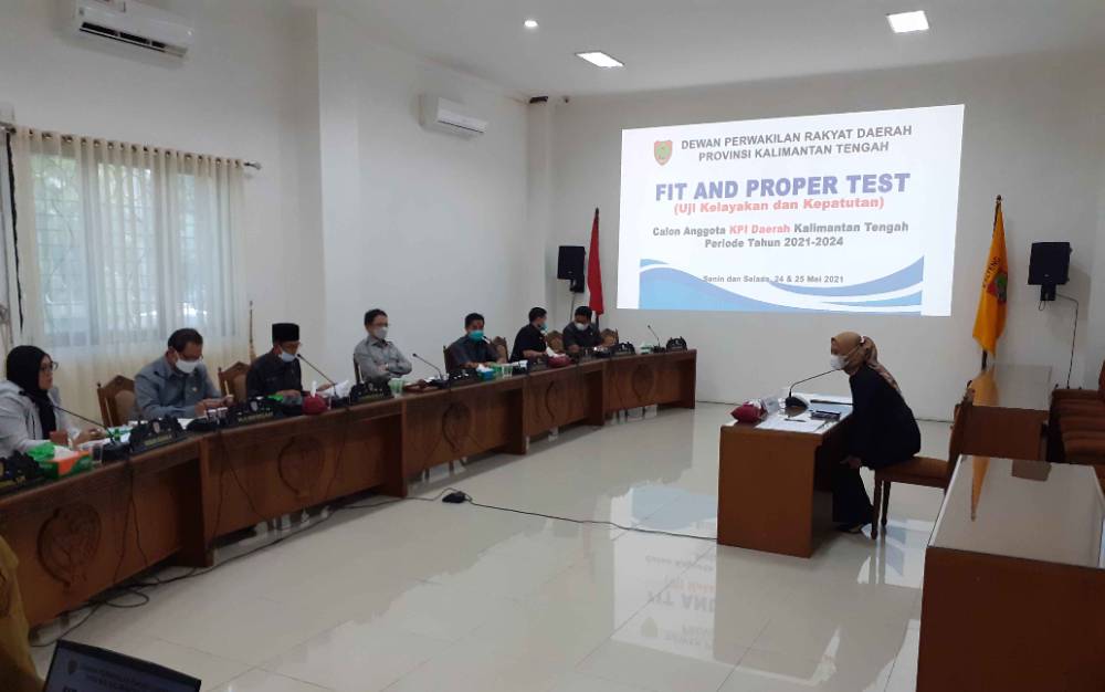 Fit and Proper Test Calon Anggota KPID Kalteng Digelar Tertutup