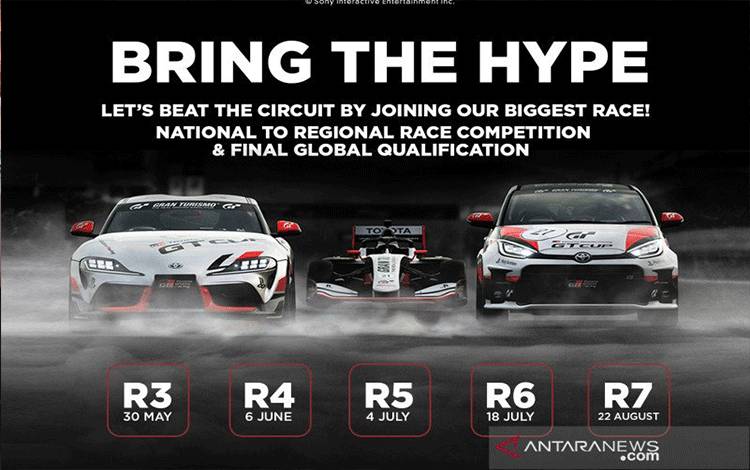 Toyota Gelar Kompetisi Balap Virtual Gazoo Racing GT Cup