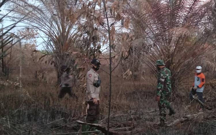 Koramil Kota Besi Telusuri Hotspot di Desa Sumber Makmur, Ini yang Ditemukan.....