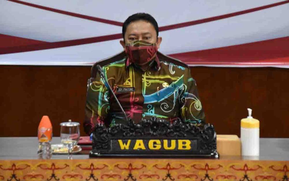 Wakil Gubernur Kalteng Hadiri Rapat Pengawasan Intern Pemerintah Secara Virtual
