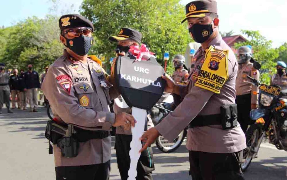 Polres Kotim Terima Motor Unit Reaksi Cepat Karhutla dari Polda Kalteng
