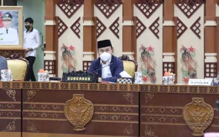 Gubernur Kalteng Minta Perda Penindakan Prokes Cepat Diselesaikan