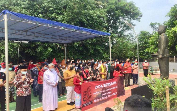 Doa Lintas Agama dan Kursus Pancasila Peringati Bulan Bung Karno 2021