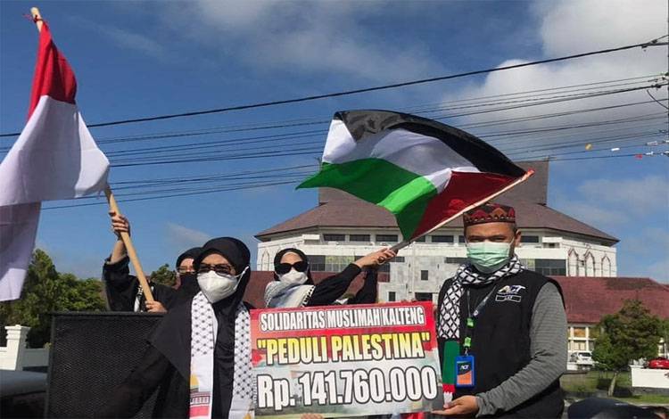 Solidaritas Muslimah Kalteng Kumpulkan Rp 141,7 Juta untuk Palestina
