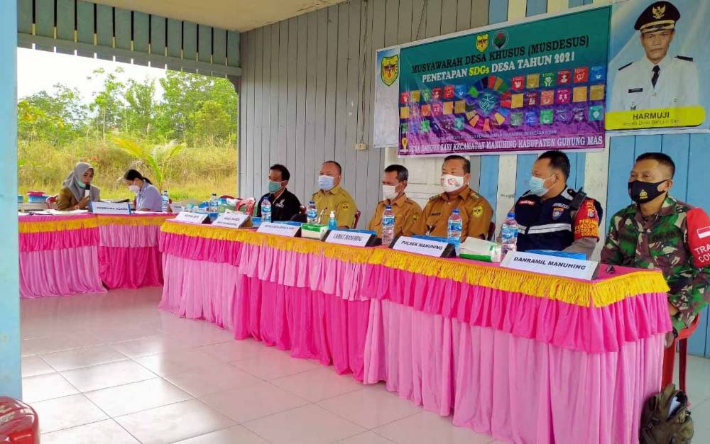 Pemerintah Desa Bangun Sari Gunung Mas Gelar Musyawarah Pemutakhiran Data IDM