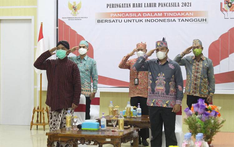 Ketua DPRD Seruyan Ikuti Peringatan Hari Lahir Pancasila