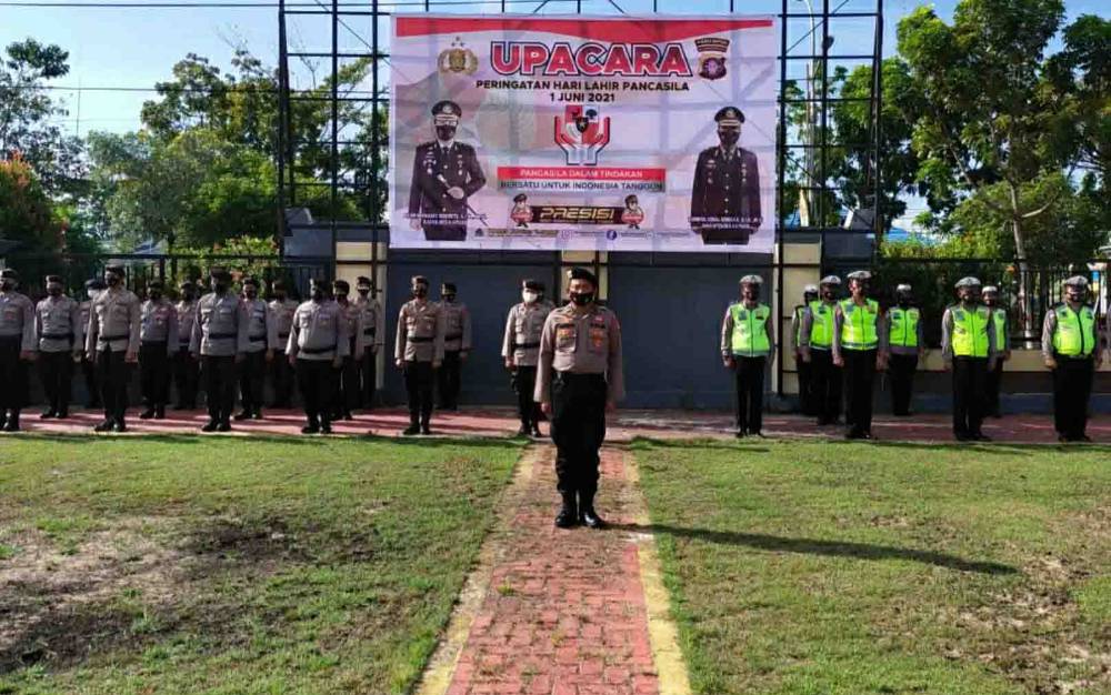 Polres Kapuas Gelar Upacara Peringatan Hari Lahir Pancasila