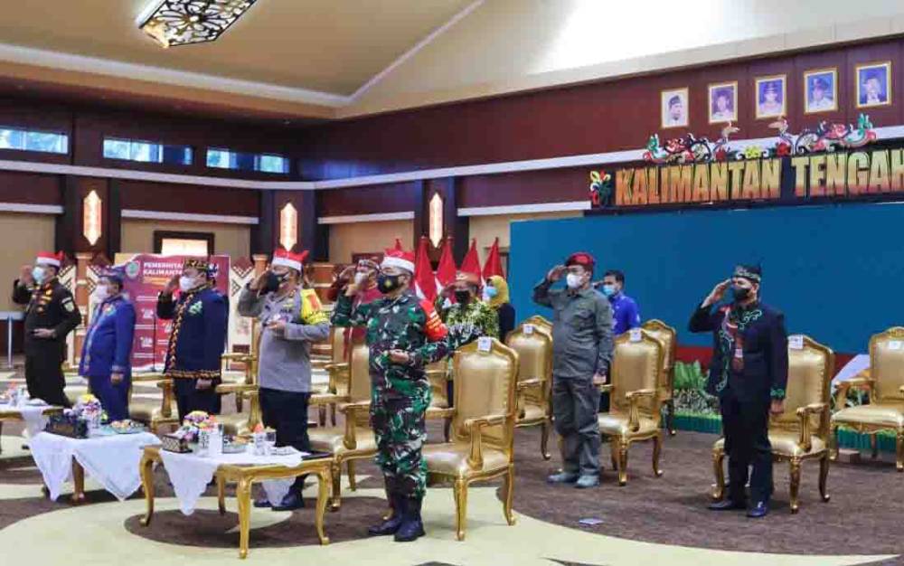 Dipimpin Presiden, Kapolda Kalteng Ikuti Upacara Hari Lahir Pancasila Secara Virtual