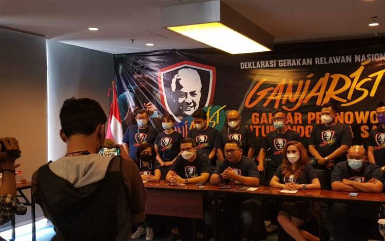 Relawan Ganjarist Deklarasikan Diri Dukung Ganjar sebagai Capres 2024