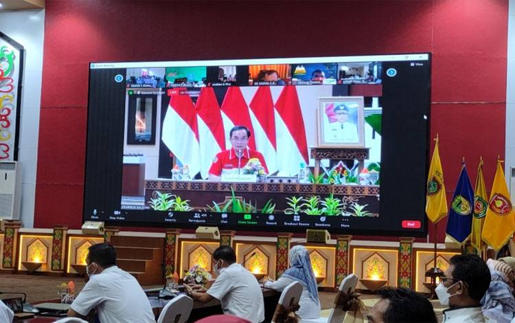Disdik Kalteng Sosialisasikan Pedoman Pembelajaran Tatap Muka Terbatas