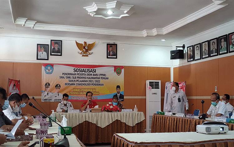 Disdik Kalteng Sosialisasikan PPDB 2021