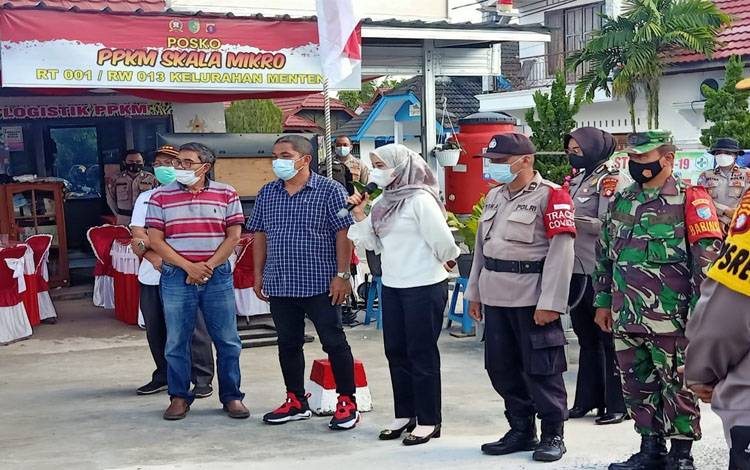 Danramil Pahandut Tinjau Gladi Kunjungan Panglima TNI dan Kapolri