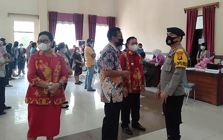 Vaksinasi Covid-19 Massal ASN dan THL di Kasongan Ditargetkan 520 Orang