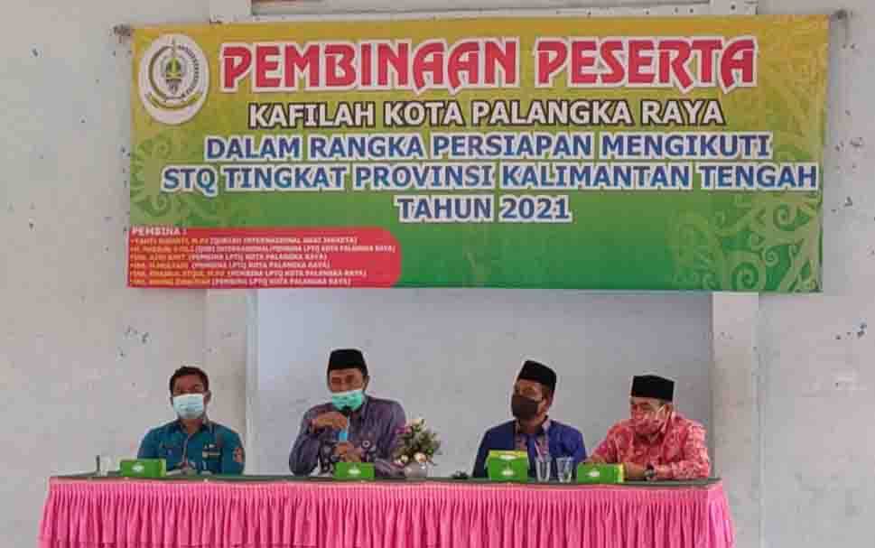 Kafilah Kota Palangka Raya Jalani Pembinaan Persiapan STQ Tingkat Provinsi