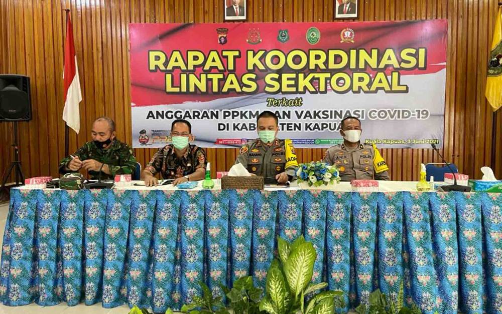 Polres Kapuas Gelar Rapat Koordinasi Lintas Sektoral Bersama Instansi Terkait, Bahas Ini